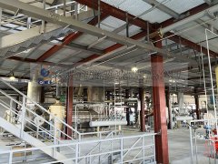 500噸大豆浸出拖鏈生產(chǎn)線項(xiàng)目現(xiàn)場(chǎng)